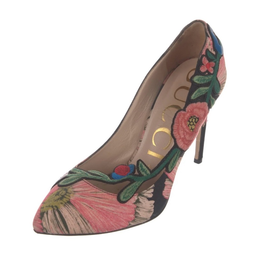 Gucci Ophelia floral pumps size 36.5.